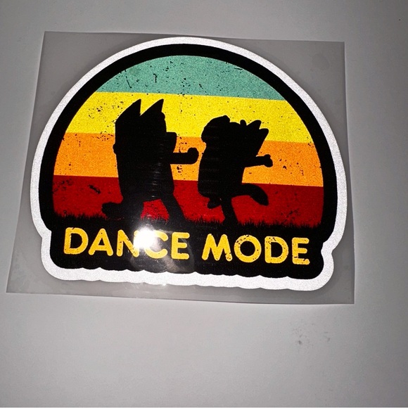 *Free With Purchase* Bluey Dance Mode Sticker - Picture 1 of 3